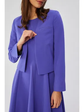 S368 Short jacket without fastening - purple