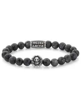 Gray Seduction bead bracelet RR-8L025-S