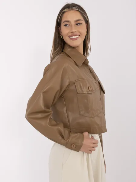 Women's camel transition jacket
