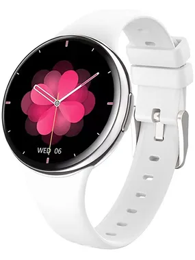 AMOLED Smartwatch DM75 – Silver – White