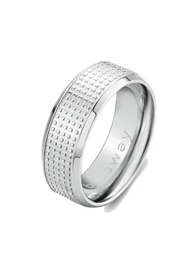 A distinctive men's ring made of steel Bullet BUL67