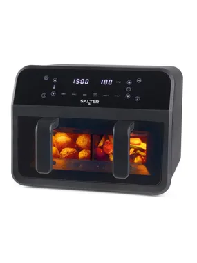 SALTER EC5872VDE DUAL VIEW AIR FRYER 7L