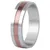 Bicolor wedding ring made of steel SPP10