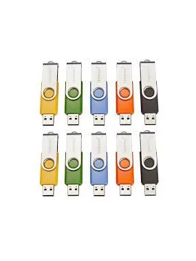 MEMORY DRIVE FLASH USB2 10X8GB/MULTIPACK 3503561 INTENSO