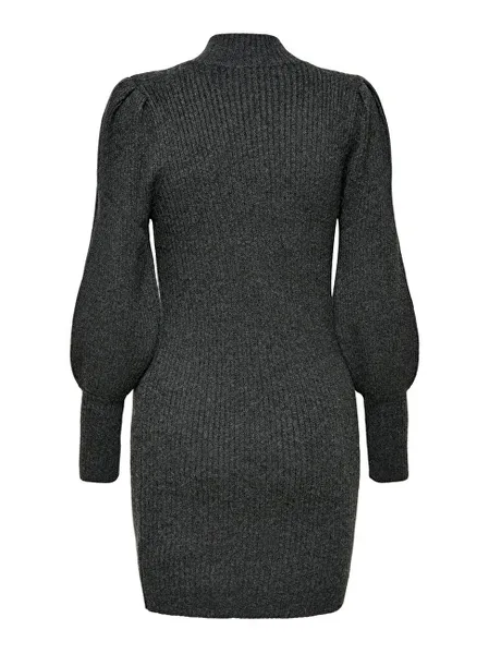 Women's dress ONLKATIA Comfort Fit 15232502 Dark Gray Melange