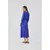 S365 Midi dress with tied cuffs - blue