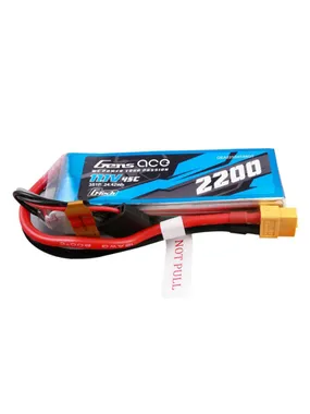 Gens Ace G-Tech 2200mAh 11.1V 45C 3S1P Battery with XT60 Plug