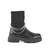 Black women's worker boots with a Shelovet sock