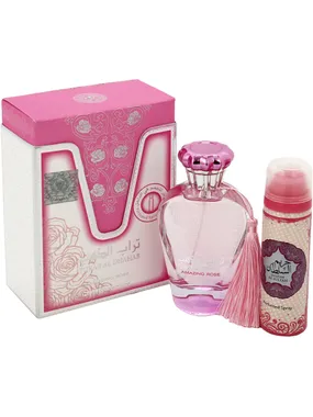 Turab Al Dhahab Amazing Rose set eau de parfum spray 100ml + deodorant spray 50ml