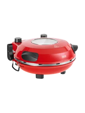 TEESA SUPREME + pizza oven, 1200 W, 32 cm, window, removable stone, control of two heaters