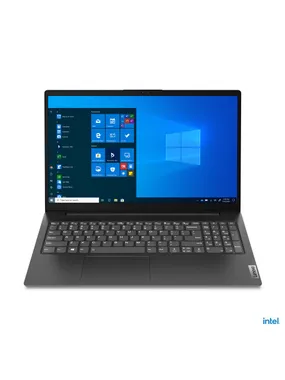 Lenovo V V15 Intel® Celeron® N N4500 klēpjdators 39,6 cm (15,6 collas) Full HD 8 GB DDR4-SDRAM 256 GB SSD Wi-Fi 5 (802.11ac) Melns