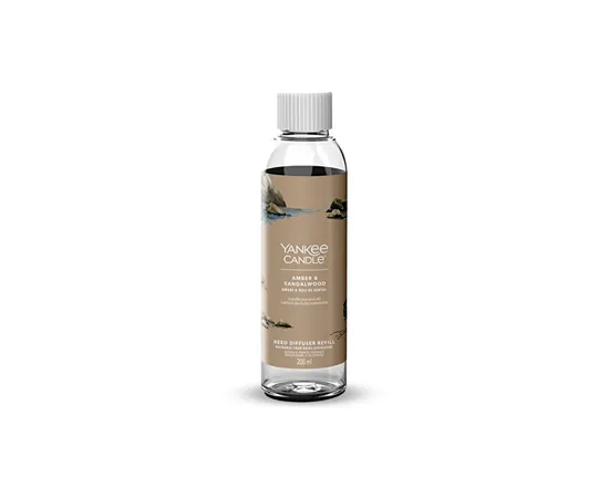 Replacement refill for the aroma diffuser Signature Amber & Sandalwood Reed 200 ml