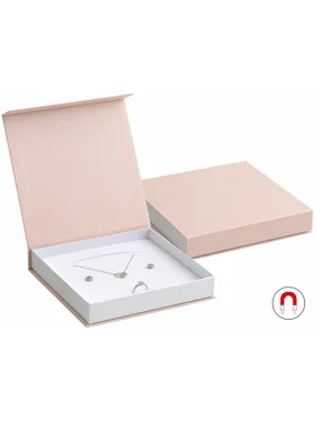 Powder pink gift box for jewelry set VG-10 / A5 / A1
