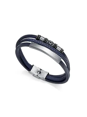 Men's leather bracelet Beat 1311P01013