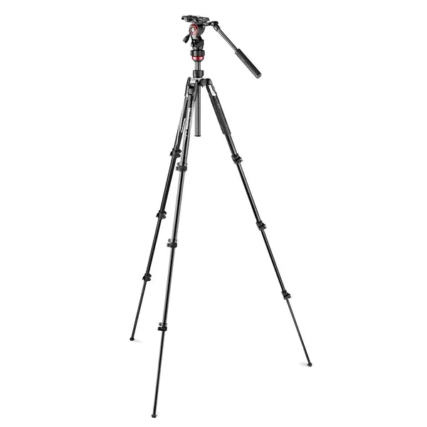 Manfrotto MVKBFRL-LIVE statīvs Digitālās/filmu kameras 3 kāja(s) Melns, Sudrabs