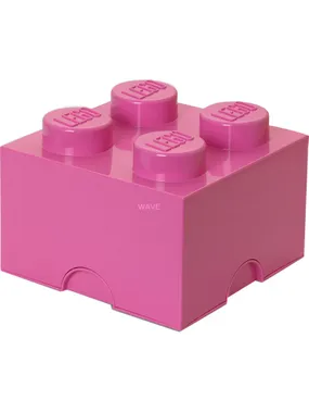 LEGO Storage Brick 4 pink, storage box