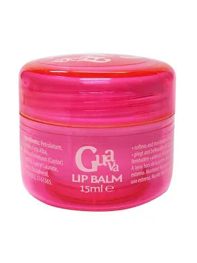 Pink lip balm with a flavor Guawa 15ml