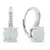Timeless opal jewelry set SET246W (earrings, pendant)