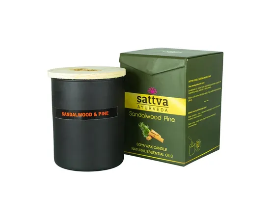Soy candle sandalowiec and pine 200g