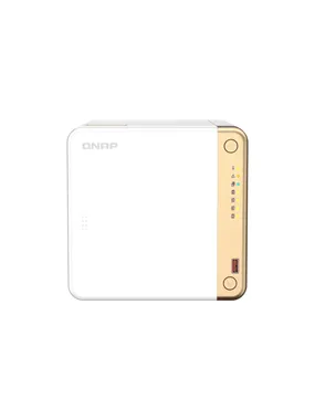 QNAP TS-462-4G NAS/Storage Server Tower Intel® Celeron® N4505 2 GB DDR4 0 TB QNAP QTS White White