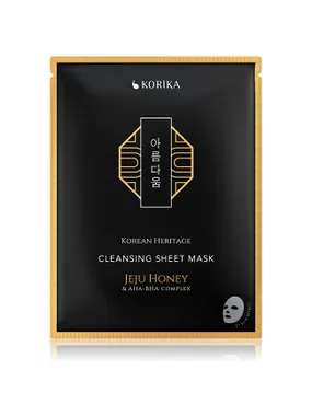 Cleansing Sheet Mask With Joy Honey and Aha, BHA Complex Korean Heritage (Cleansing Sheet Mask) 25 g