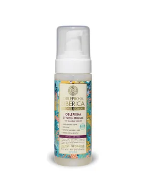 Natura Siberica Oblepikha Stilyng Mousse For Maximum Volume 200ml