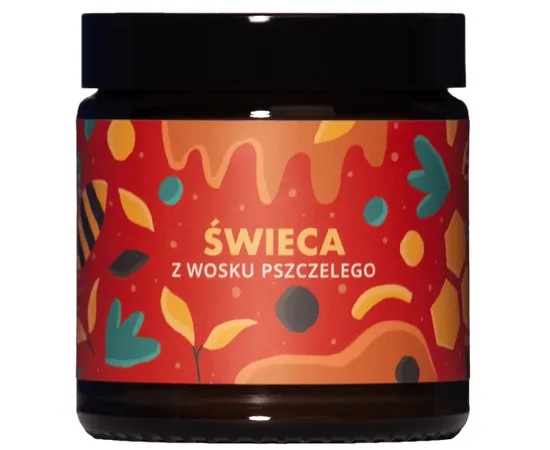 Beeswax candle 120ml