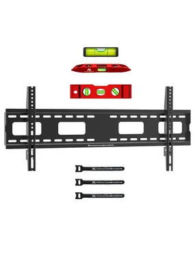 Maclean TV MC-420 Sienas stiprinājuma kronšteins 43"-120" VESA 800x400 120kg Universāli regulējams līmeņrādis Aksesuāri Plakans Lieljaudas