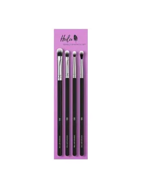 Perfect Synthetic set of 4 eye make-up brushes