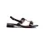 Black stylish women's sandals