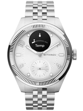 Withings HWA10-MODEL 10-ALL Scanwatch Nova Brilliant silver 39mm 5ATM