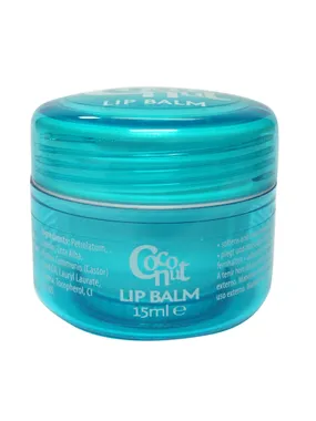 Blue lip balm with coconut flavor 15ml