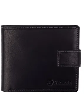 Men's leather wallet 491 black
