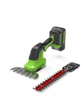 Zāles un dzīvžoga šķēres 24V 2Ah Greenworks G24SHTK2 - 1600607VA