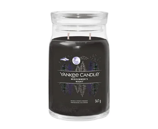 Aromatic candle Signature large glass Midsummer's Night 567 g