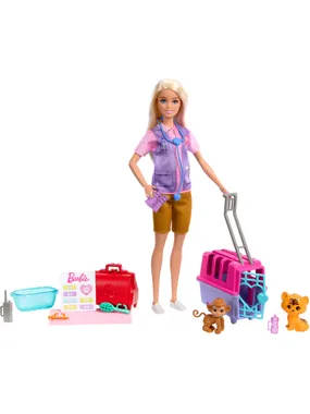 Barbie Careers Animal Rescue & Recover Playset, Doll