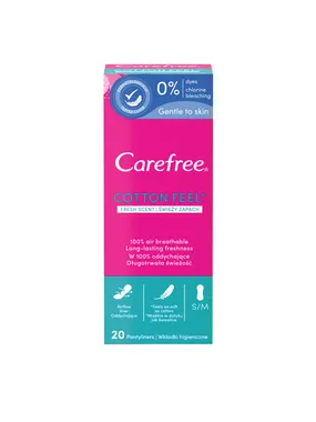 Cotton Feel Normal panty liners fresh fragrance 20pcs