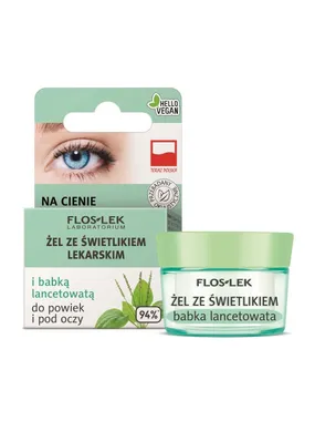 Eyebright and ribwort plantain gel for eyelids and under eyes 10g