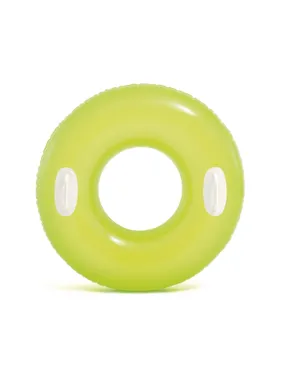 Swimming wheel with handles 76 cm Yellow Intex 59258