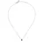 Elegant silver necklace with zircons Silver LPS10AWV06
