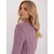 Women's purple Cable knit sweater