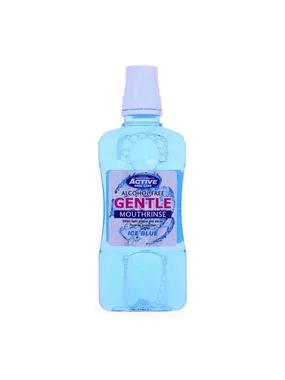 Gentle Mouthrinse alcohol-free mouthwash with fluoride Ice Blue 500ml