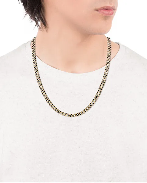 Pancer Beat Bold Gold Plated Steel Chain 75188C01010