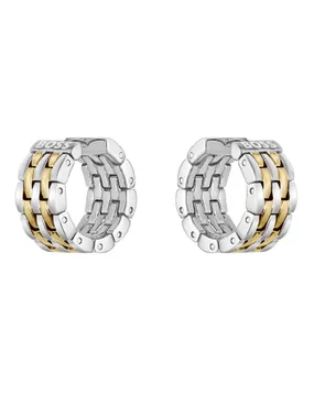 Timeless bicolor hoop earrings 1580531