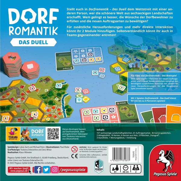 Village Romance - The Duel, board game