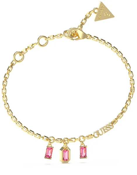 Decent Gold Plated Crystal Hashtag Bracelet JUBB04251JWYGFC