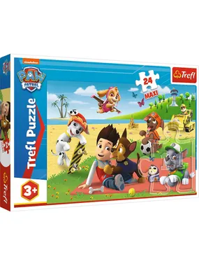 Puzzles 24 elements MAXI Fun on the blanket Paw Patrol