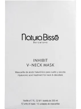 Hydrating mask for the neck and décolletage with hyaluronic acid Inhibit (V-Neck Mask) 12 pcs