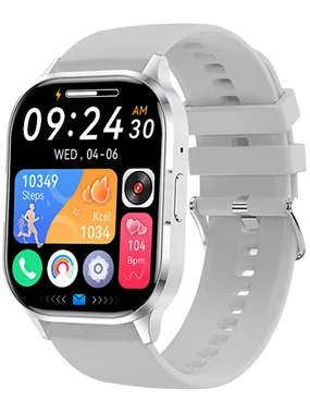 AMOLED Smartwatch W21HK - Silver - Gray