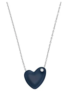 Romantic steel necklace Sofia Sea Glass SKJ1802040